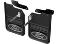 Picture of Truck Hardware Gatorback Black Wrap Ford Oval Mud Flaps - Front