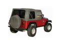 Picture of Rampage Complete Soft Top Kit - Gray - w/Soft Upper Doors - w/Tinted Windows
