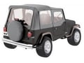 Picture of Rampage Complete Soft Top Kit - Gray - w/Soft Upper Doors