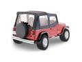 Picture of Rampage Complete Soft Top Kit - Black Denim - w/Soft Upper Doors