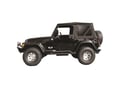 Picture of Rampage Complete Soft Top Kit - w/Soft Upper Doors - Black Diamond