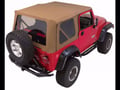 Picture of Rampage Complete Soft Top Kit - Khaki Diamond - For Use With Full Steel Doors - w/Tinted Windows