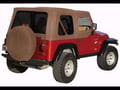 Picture of Rampage Factory Replacement Soft Top - Khaki Diamond - Install Over Factory Framework - w/Door Skins - w/Tinted Windows
