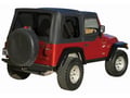 Picture of Rampage Factory Replacement Soft Top - Replacement Plus - w/Door Skins - Diamond Black Tinted Windows