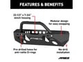 Picture of Aries TrailChaser Jeep Wrangler JK Steel Front Bumper (Option 4)