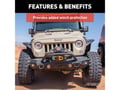 Picture of Aries TrailChaser Jeep Wrangler Aluminum Front Bumper Round Brush Guard