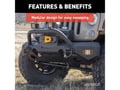 Picture of Aries TrailChaser Front Bumper - Option 3 - Incl. Center Section PN[2081001] - Corners PN[2081205] - Brush Guard PN[2081255]