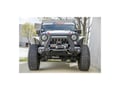 Picture of Aries TrailChaser Front Bumper Corners - Aluminum - Textured Black Powdercoat - w/LED Lights - Center Section and Brush Guard Sold Separately