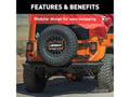 Picture of Aries TrailChaser Jeep Wrangler JK Steel Rear Bumper