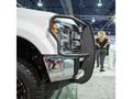 Picture of Aries Pro Series Black Steel Grille Guard With Light Bar