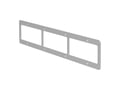 Picture of Aries Pro Series Grille Guard Cover Plate - Brushed Stainless Steel