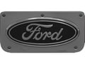 Gunmetal Single Ford Logo Plate 12