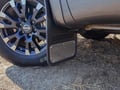 Nissan Titan Gatorback Mud Flaps - Blank Stainless Steel - Custom Front