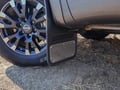 Nissan Titan Gatorback Mud Flaps - Blank Gunmetal - Custom Front