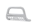 Picture of Aries Bull Bar - 3 in. - w/Stainless Skid Plate - Stainless Steel