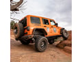 Picture of Aries Jeep Wrangler JK Black Aluminum Rear Fender Flares
