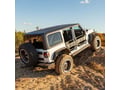 Picture of Aries Jeep Wrangler JL Black Aluminum Rear Fender Flares