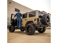 Picture of Aries TrailChaser Jeep Wrangler Aluminum Rear Bumper Corners With LEDs