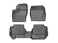 Picture of WeatherTech FloorLiners - Black - Front, 2nd & 3rd Row - Fits Vehicles w/Vinyl Floors