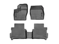 Picture of WeatherTech FloorLiners - Black - Front, 2nd & 3rd Row - Fits Vehicles w/Vinyl Floors