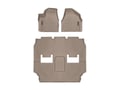 Picture of WeatherTech FloorLiners - Tan - Front, 2nd & 3rd Row