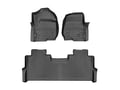 Picture of WeatherTech FloorLiners - Black - Front & Rear - Fits Vehicles w/Vinyl Flooring