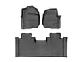 Picture of WeatherTech FloorLiners - Black - Front & Rear - Fits Vehicles w/Vinyl Flooring