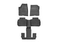 Picture of WeatherTech FloorLiners - Black - Front, 2nd & 3rd Row