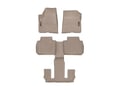 Picture of WeatherTech FloorLiners - Tan - Front, 2nd & 3rd Row