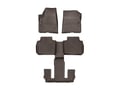 Picture of WeatherTech FloorLiners - Cocoa - Front, 2nd & 3rd Row