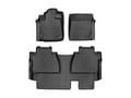 Picture of WeatherTech FloorLiners - Black - Front & Rear - Fits Vehicles w/Vinyl Flooring