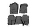 Picture of WeatherTech FloorLiners - Black - Front & Rear - Fits Vehicles w/Vinyl Flooring