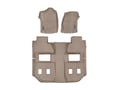 Picture of WeatherTech FloorLiners - Tan - Front, 2nd & 3rd Row