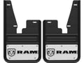 Ramhead Horizontal Logo Gatorback No Drill Front Mud Flaps - without OEM Flares