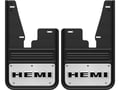 Hemi Logo Gatorback No Drill Mud Flap - Front - without OEM Flares