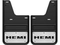 Hemi Logo Gatorback No Drill Mud Flap Set - Rear Flaps