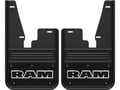 RAM Text with Black Wrap Gatorback No Drill Front Mud Flap