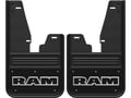 RAM Text with Black Wrap Gatorback No Drill  Front Mud Flap