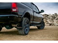 RAM Text with Black Wrap Gatorback No Drill Mud Flap Set - with OEM Flares