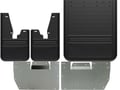 Picture of Truck Hardware Gatorback Gunmetal Plate Dually Mud Flaps - Set - With OEM Flares