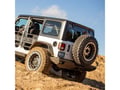 Picture of Aries TrailChaser Jeep Wrangler Aluminum Rear Bumper Corners With LEDs