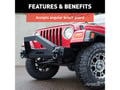 Picture of Aries TrailCrusher Jeep Wrangler TJ Steel Front Bumper, 9.5K