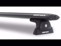Picture of Rhino Rack Vortex RLT600 Roof Rack - 2 Bar - Black - With Factory Tracks - Short or Long