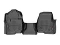 Picture of WeatherTech FloorLiners - Black - Front - Over-The-Hump - Fits Vehicles w/Vinyl Floors 