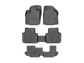 Picture of WeatherTech FloorLiners - Black - Front, 2nd & 3rd Row