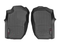 Picture of WeatherTech FloorLiners - Black - Front 