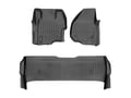 Picture of WeatherTech FloorLiners - Black - Front & Rear - Fits Vehicles w/Vinyl Flooring