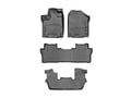 Picture of WeatherTech FloorLiners - Black - Front, 2nd & 3rd Row