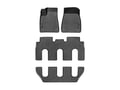 Picture of WeatherTech FloorLiners - Black - Front, 2nd & 3rd Row