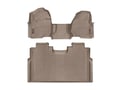 Picture of WeatherTech FloorLiners - Tan - Front & Rear - Over-The-Hump